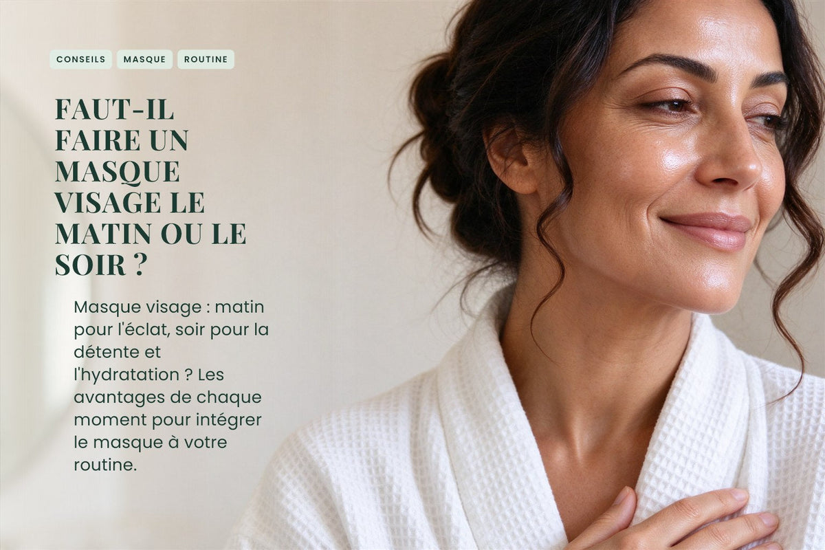 ¿Es mejor aplicarse una mascarilla facial por la mañana o por la noche?