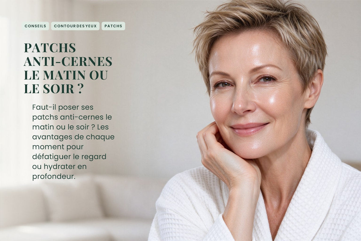 ¿Parches antiojeras por la mañana o por la noche?