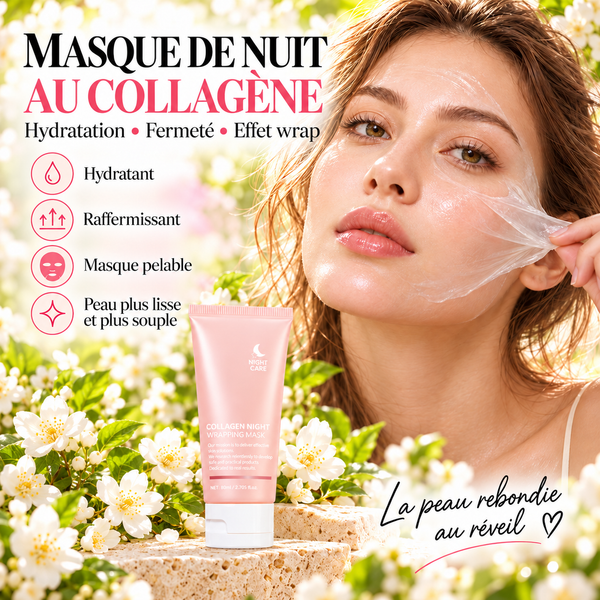 Mascarilla Facial de Noche Peel-Off con Colágeno