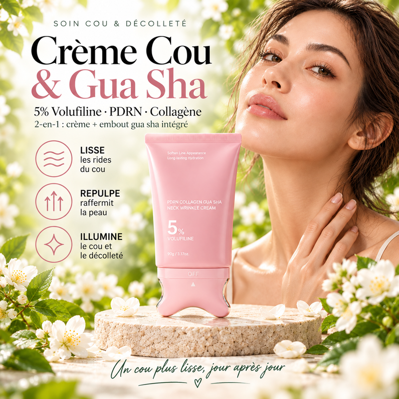Crema para cuello y escote PDRN Gua Sha