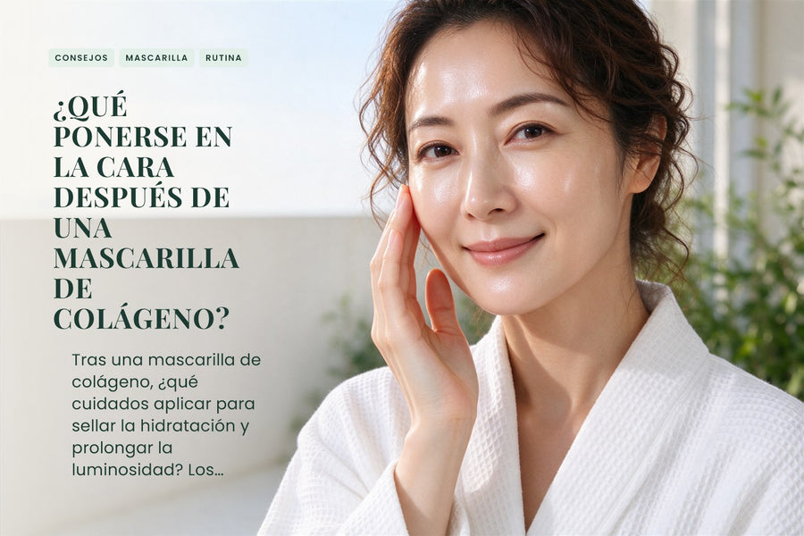 ¿Qué ponerse en la cara después de una mascarilla de colágeno?