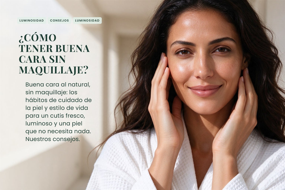 ¿Cómo tener buena cara sin maquillaje?