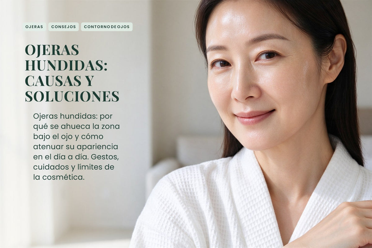 Ojeras hundidas: causas y soluciones