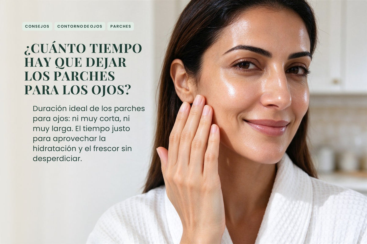 ¿Cuánto tiempo hay que dejar los parches para los ojos?