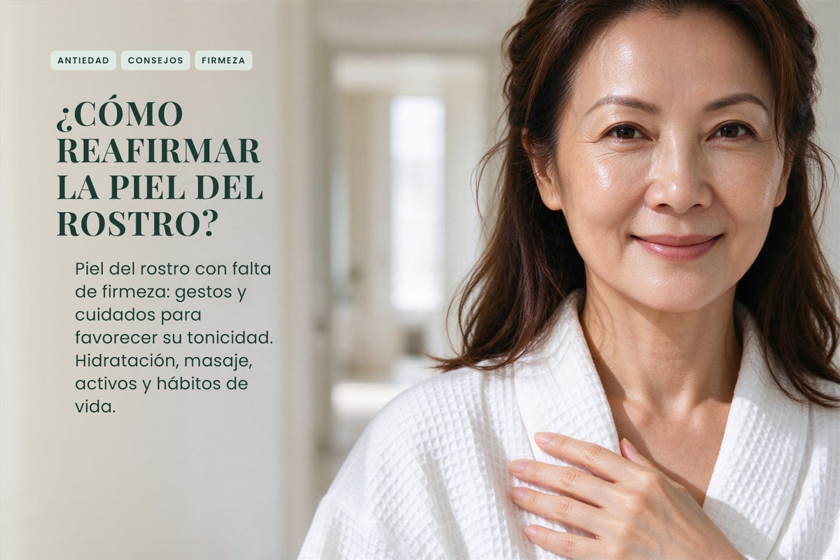 ¿Cómo reafirmar la piel del rostro?