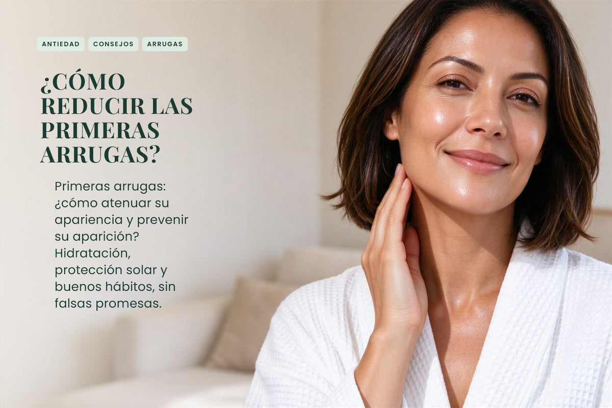 ¿Cómo reducir las primeras arrugas?