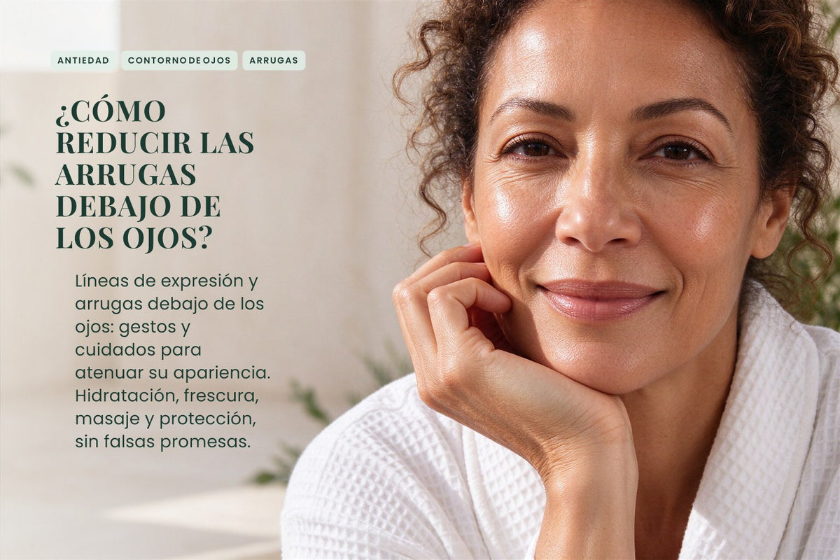 ¿Cómo reducir las arrugas debajo de los ojos?