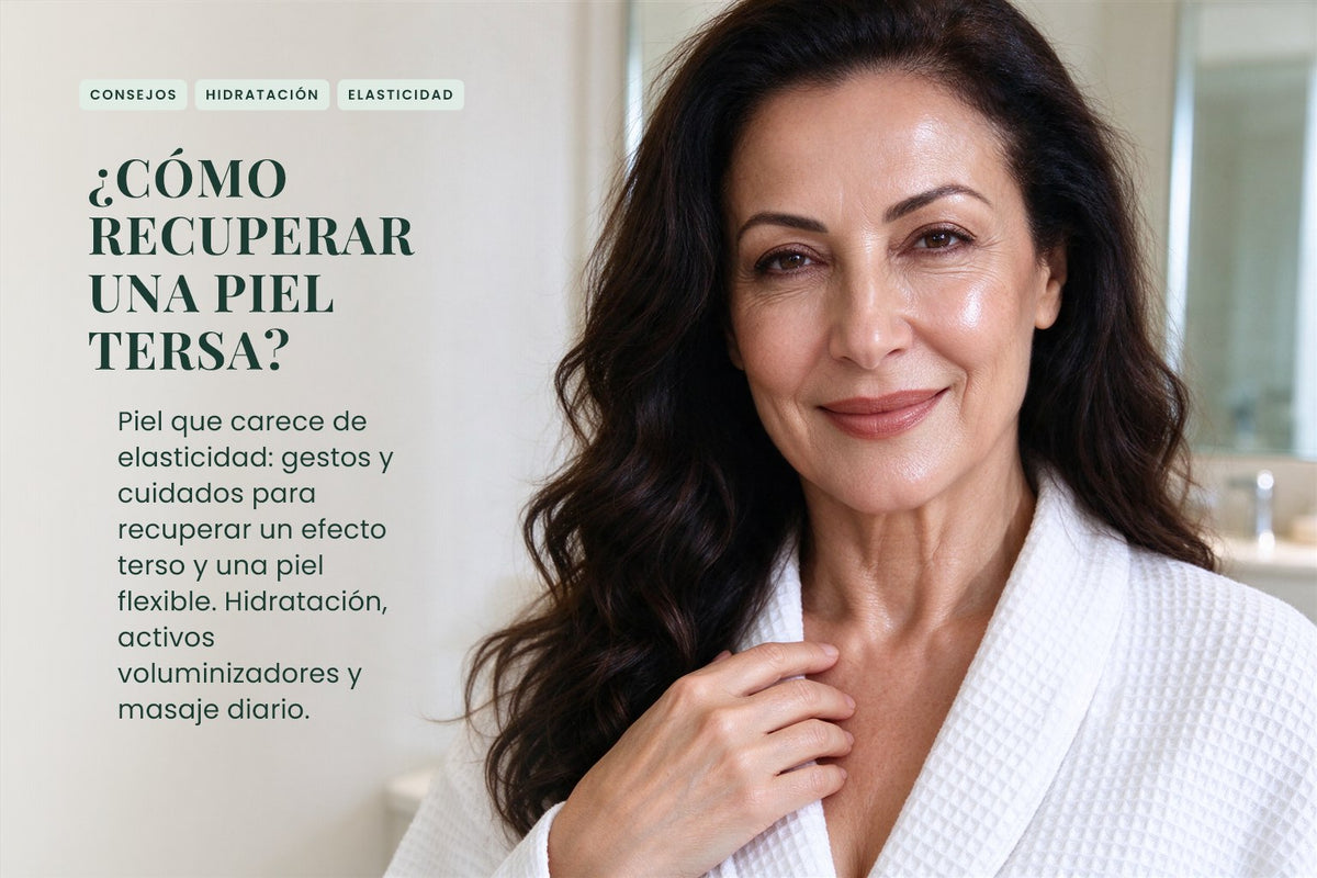 ¿Cómo recuperar una piel tersa?