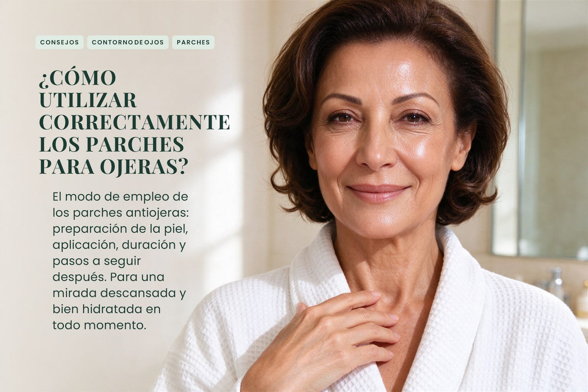 ¿Cómo utilizar correctamente los parches para ojeras?