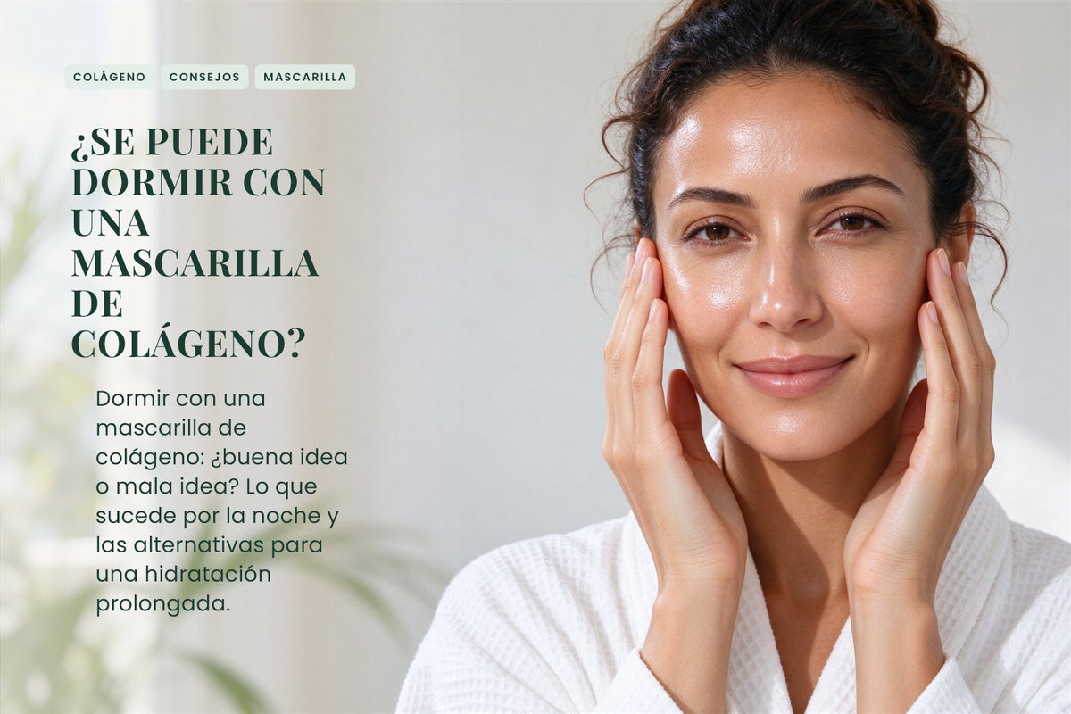 ¿Se puede dormir con una mascarilla de colágeno?