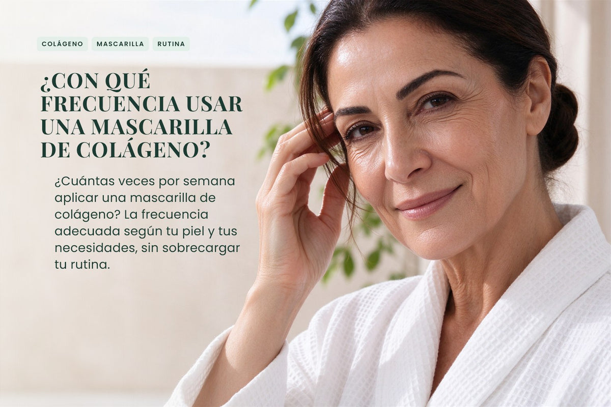 ¿Con qué frecuencia usar una mascarilla de colágeno?