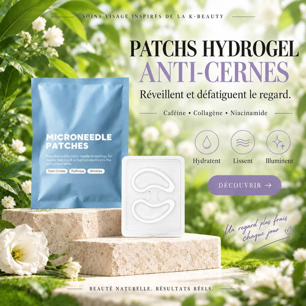 Patchs hydrogel anti-cernes