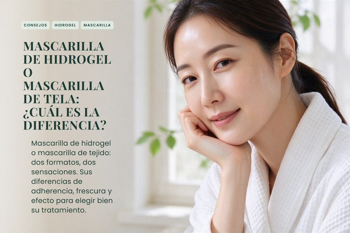 Mascarilla de hidrogel o mascarilla de tela: ¿cuál es la diferencia?
