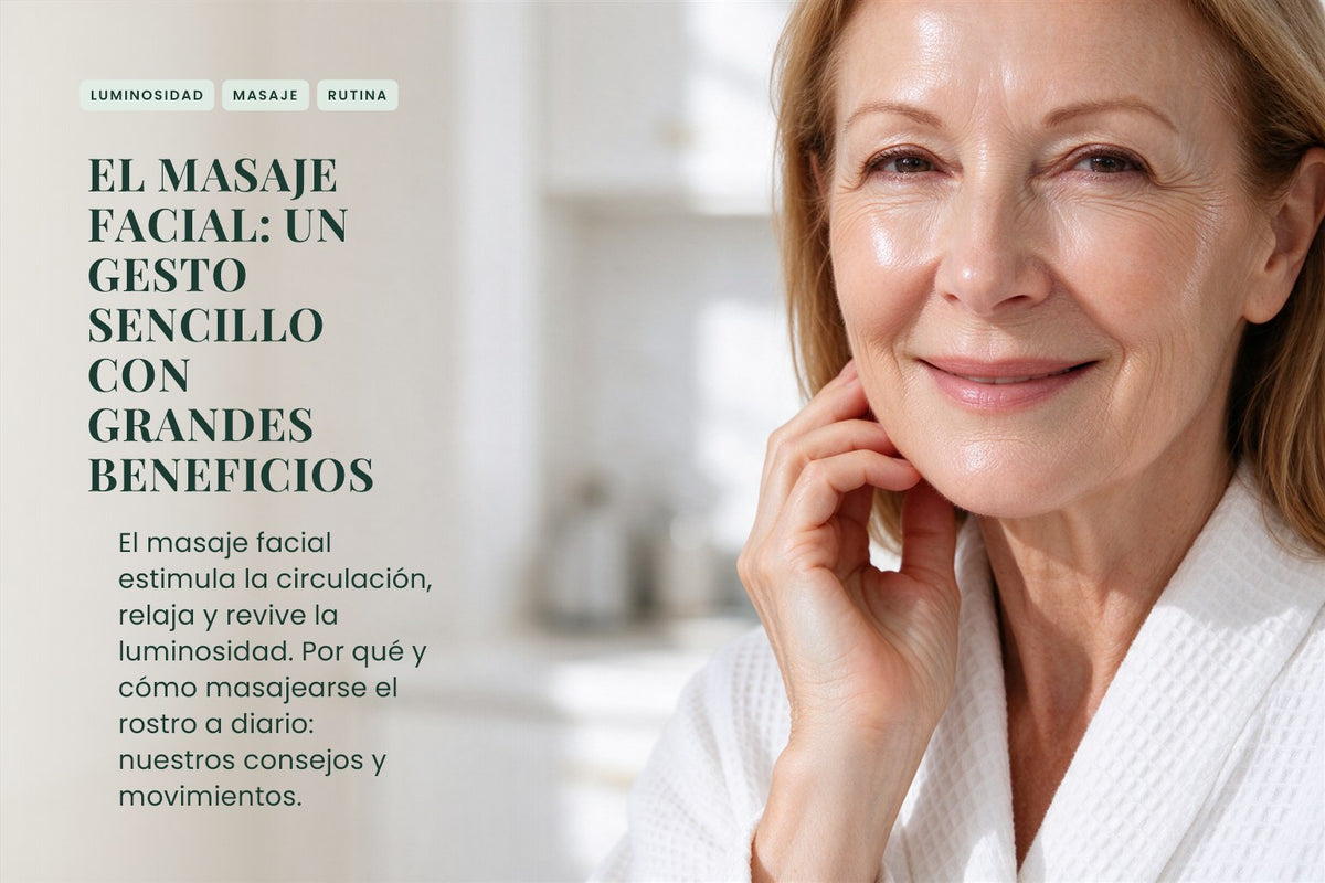 El masaje facial: un gesto sencillo con grandes beneficios
