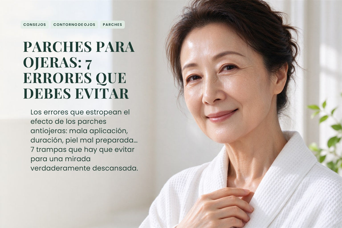 Parches para ojeras: 7 errores que debes evitar