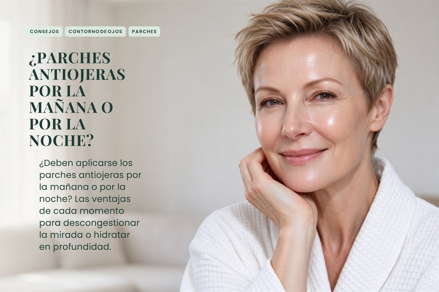 ¿Parches antiojeras por la mañana o por la noche?