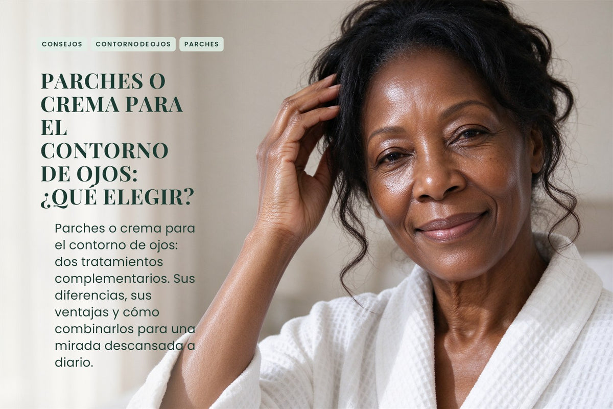 Parches o crema para el contorno de ojos: ¿qué elegir?