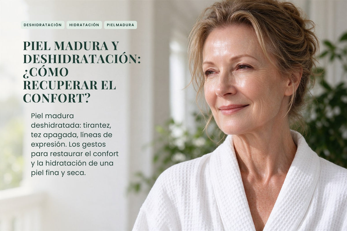 Piel madura y deshidratación: ¿cómo recuperar el confort?