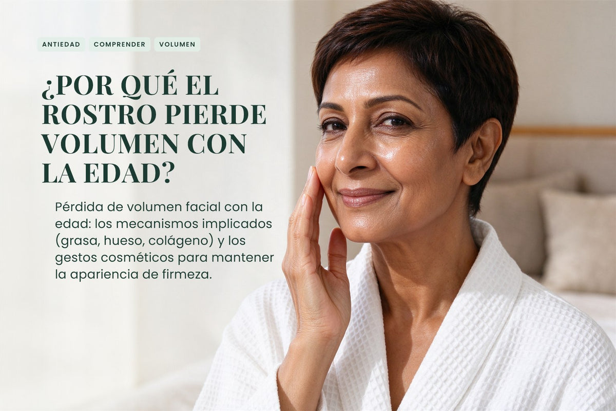 ¿Por qué el rostro pierde volumen con la edad?