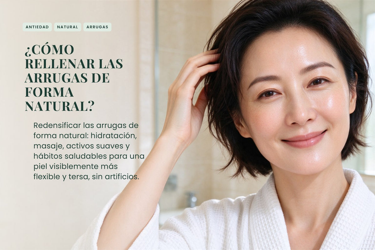 ¿Cómo rellenar las arrugas de forma natural?