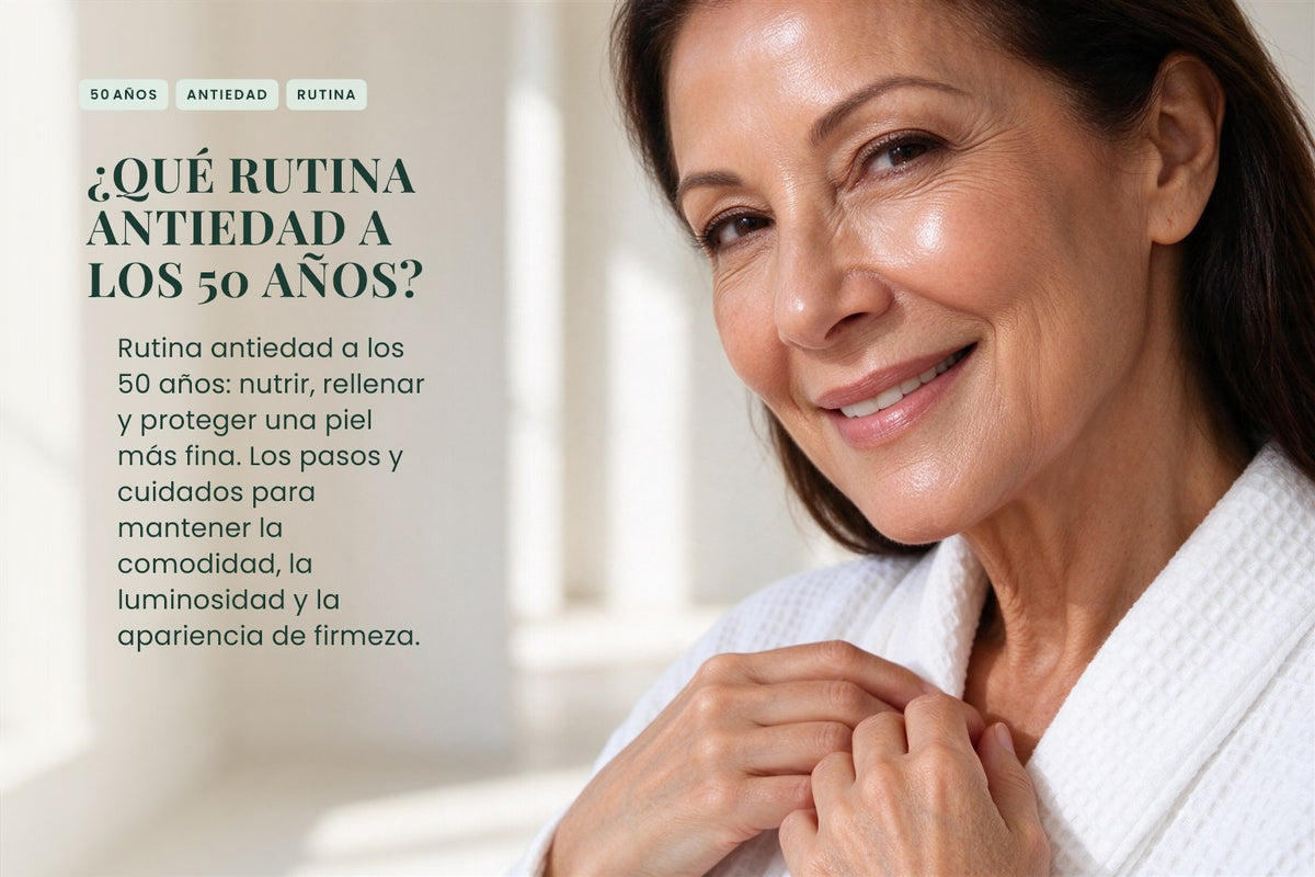 ¿Qué rutina antiedad a los 50 años?