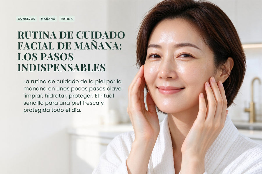 Rutina de cuidado facial de mañana: los pasos indispensables