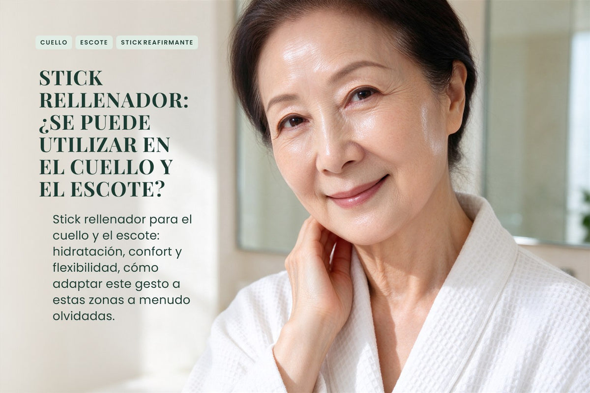 Stick rellenador: ¿se puede utilizar en el cuello y el escote?