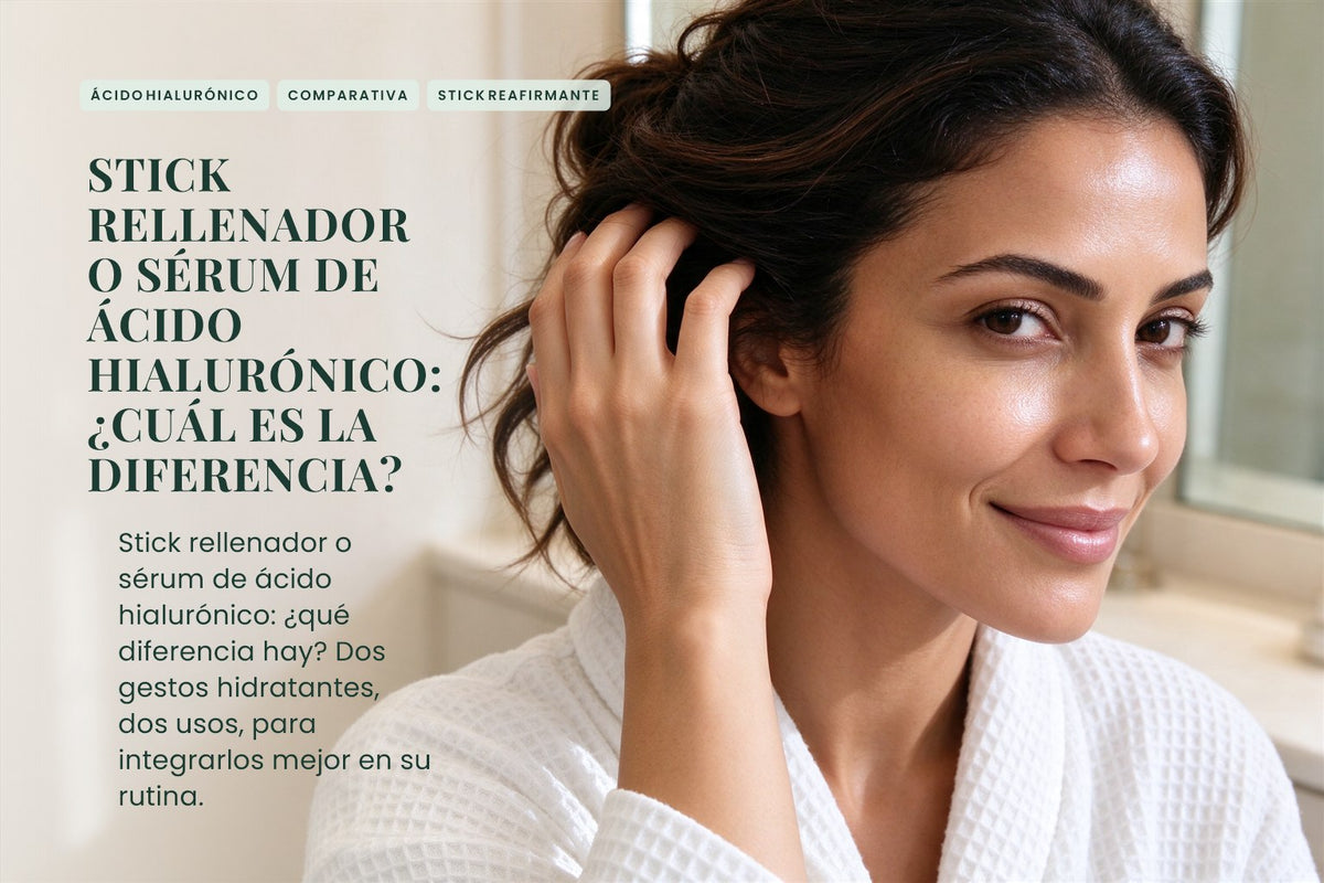 Stick rellenador o sérum de ácido hialurónico: ¿cuál es la diferencia?