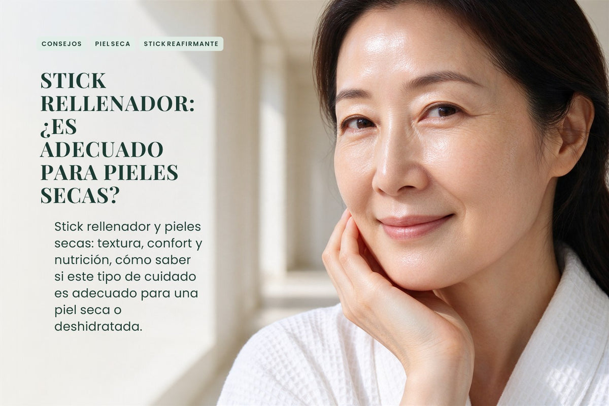 Stick rellenador: ¿es adecuado para pieles secas?