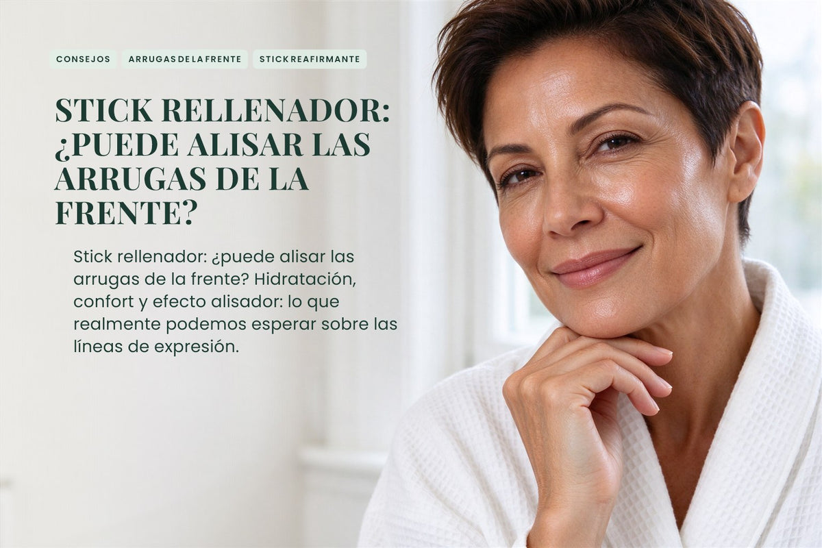 Stick rellenador: ¿puede alisar las arrugas de la frente?