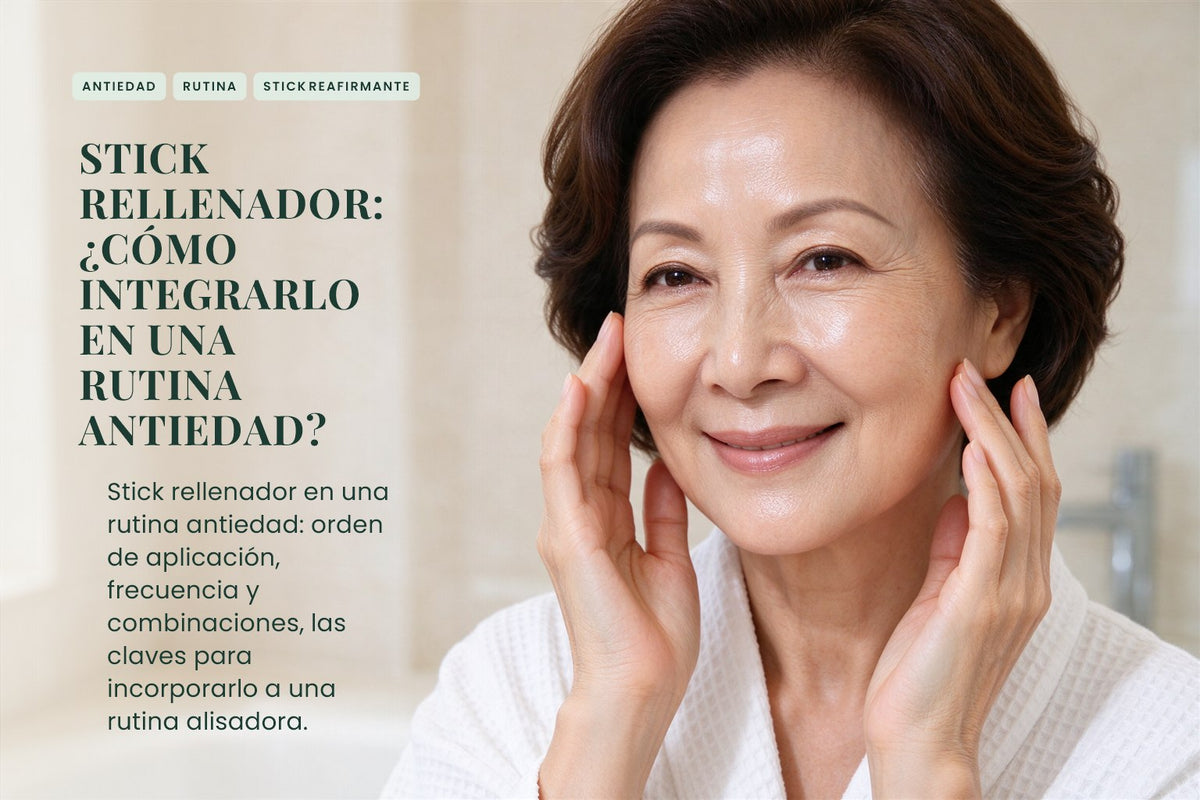 Stick rellenador: ¿cómo integrarlo en una rutina antiedad?