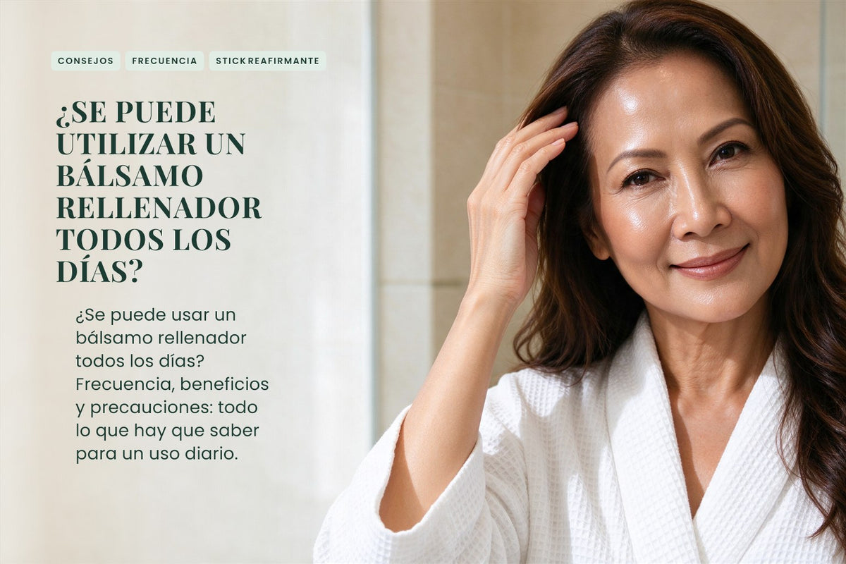 ¿Se puede utilizar un bálsamo rellenador todos los días?