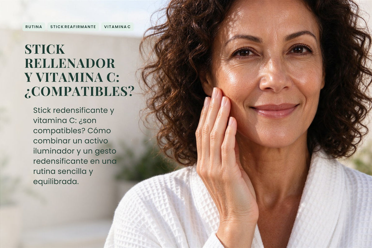 Stick rellenador y vitamina C: ¿compatibles?